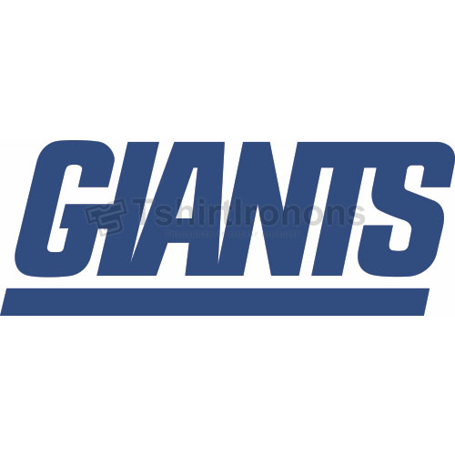 New York Giants T-shirts Iron On Transfers N629